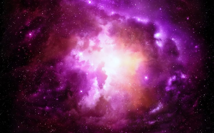 Pink Galaxy Computer Background