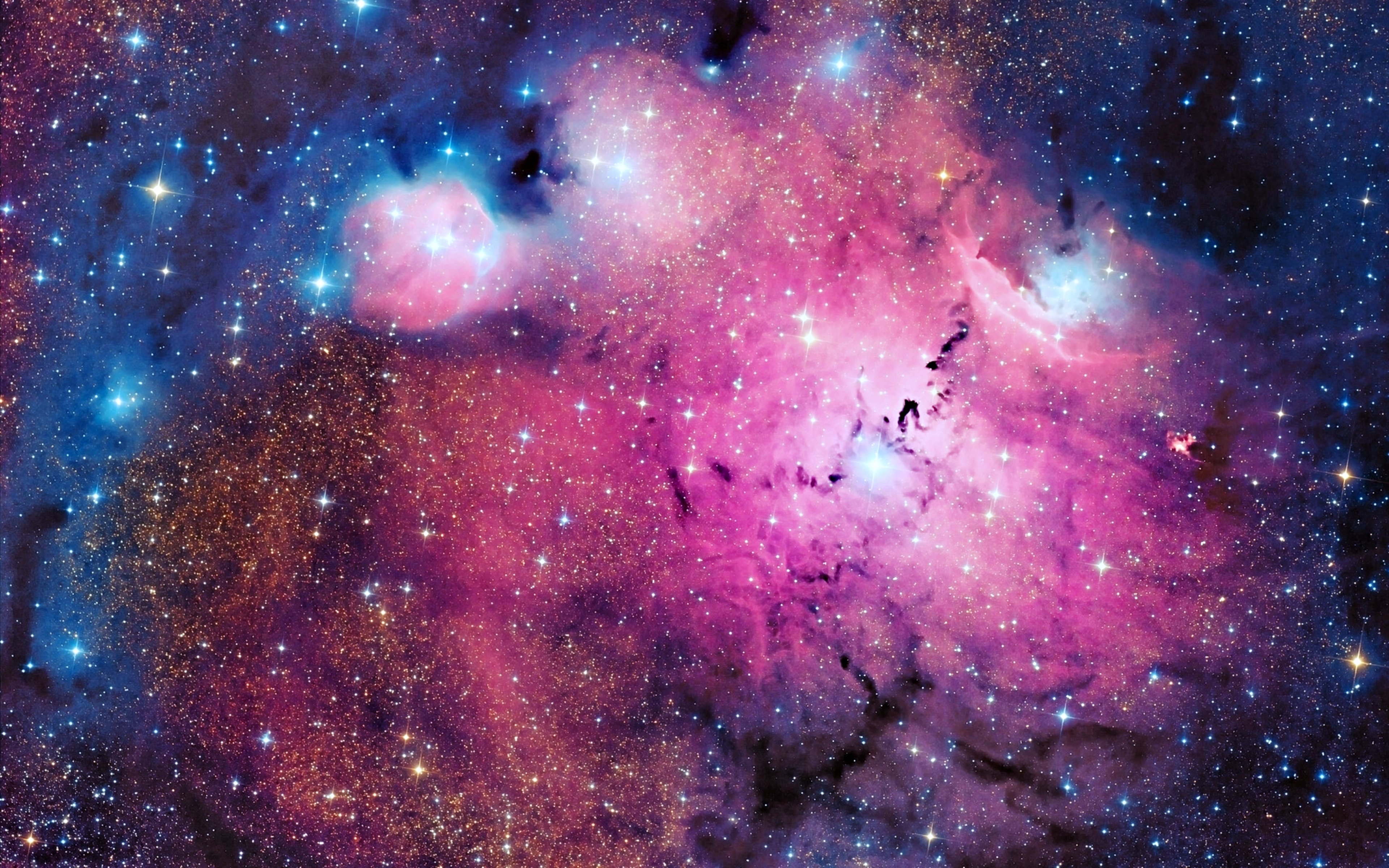 colors, Galaxy, Glow, Nebula, Pink, Planets, Sky, Space, Stars, Ufo, Universe Wallpaper