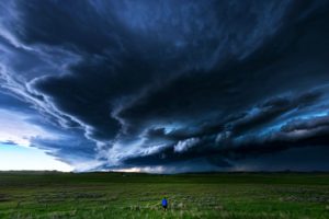 countryside, Fields, Clouds, Storms, Thunders, Grass, Man, Rain, Sky, Landscapes, Nature