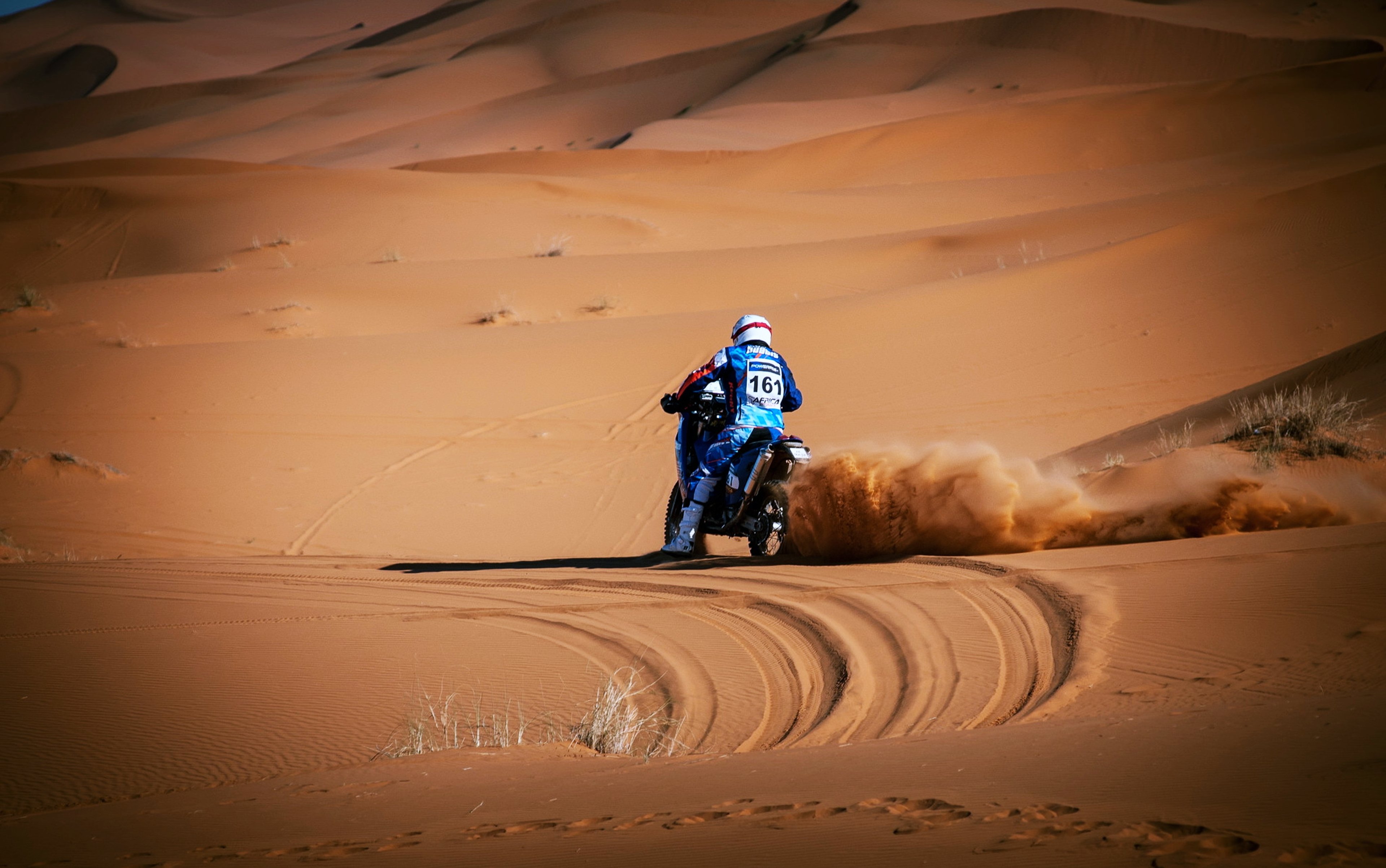 desert, Nature, Sand, Motorcycles, Races, Earth, Sports, Landscapes, Motors, Speed Wallpaper