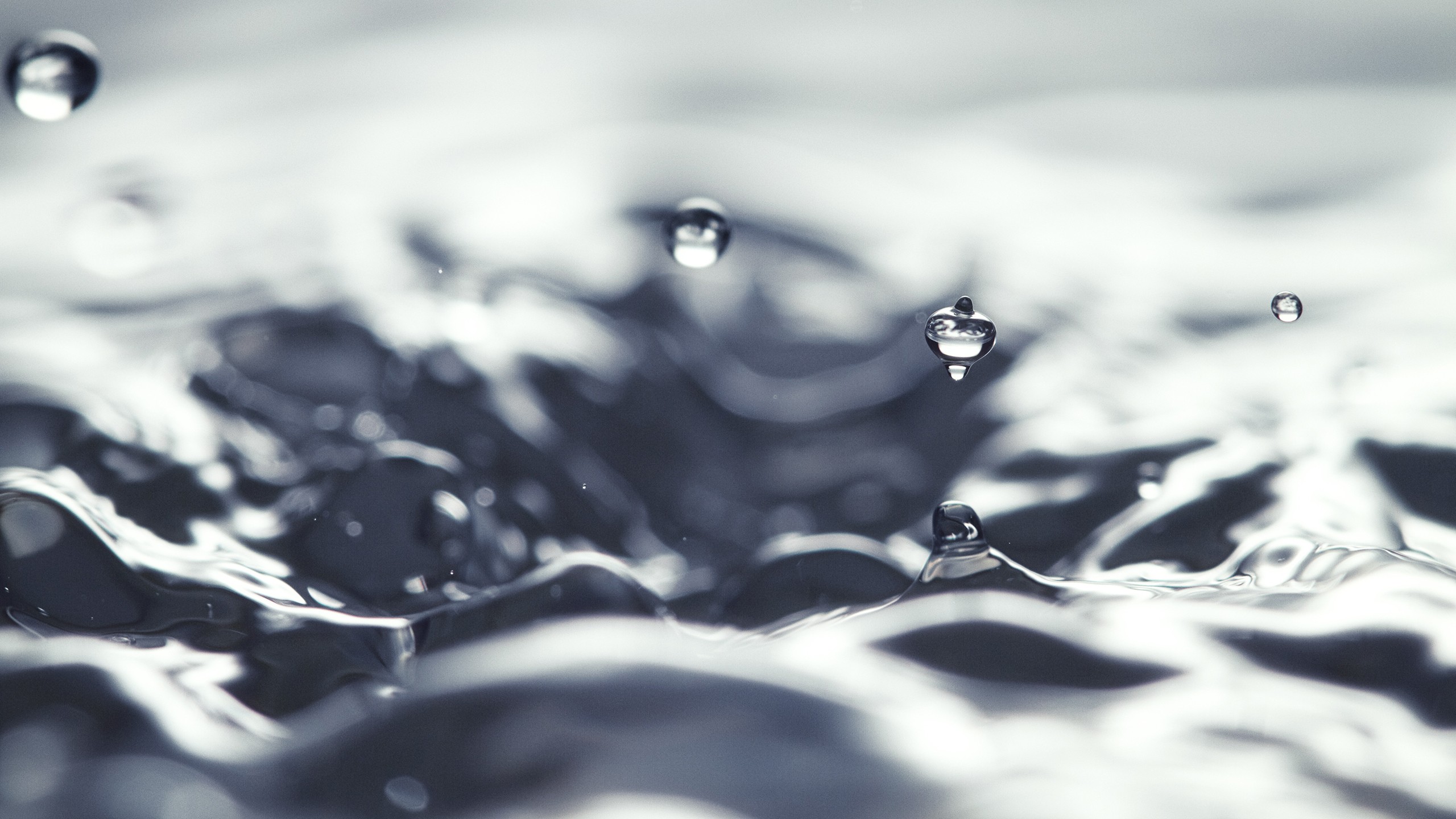 water, Drops, Macro Wallpaper