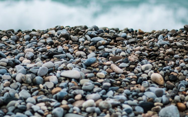 beach, Stones, Sea, Nature HD Wallpaper Desktop Background