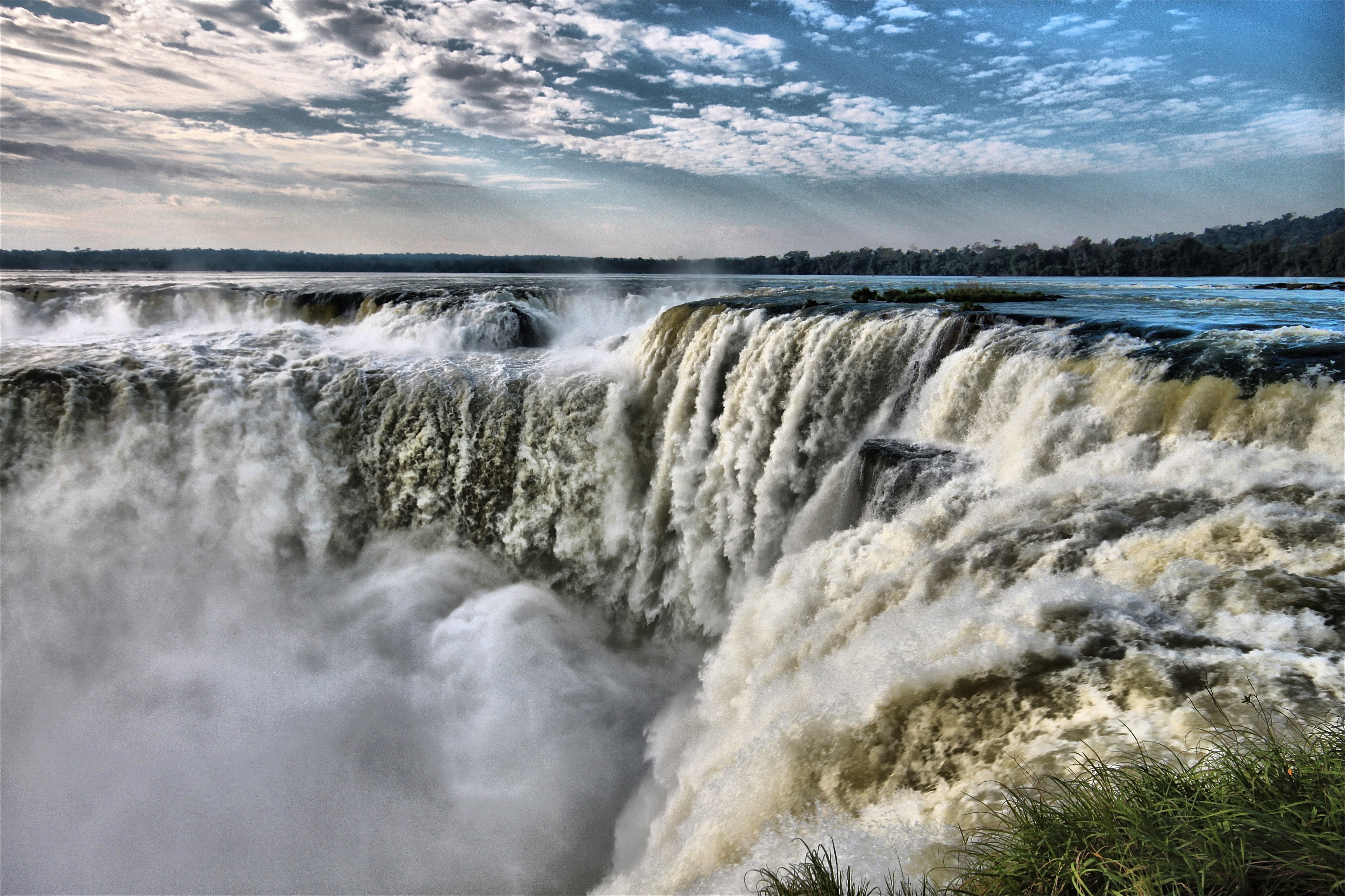 parana, Argentina, Waterfall, Pantanal, Brazil, Iguazu, Falls, Iguazu, River Wallpaper