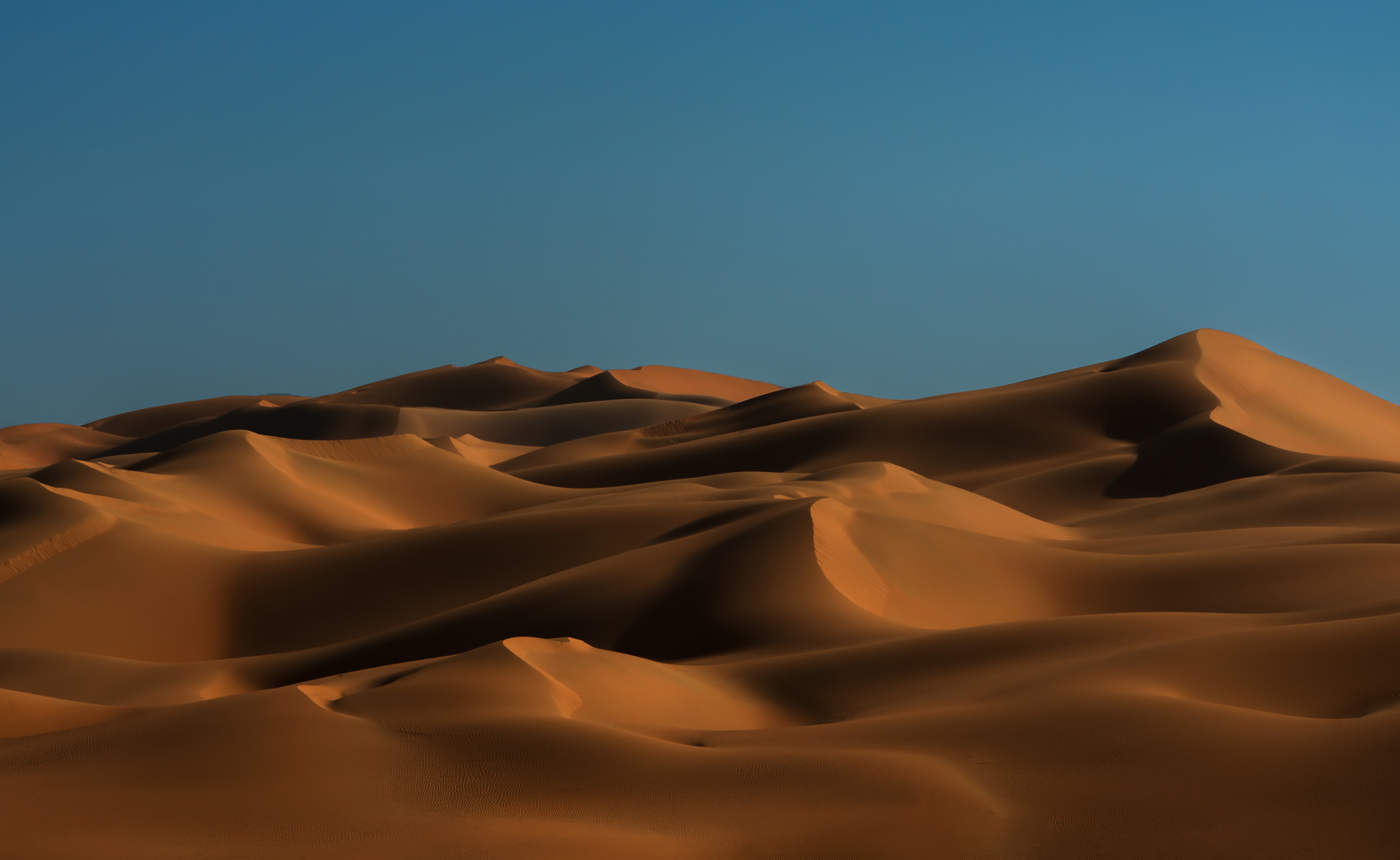 Landscape Rub Al Khali Desert United Arab Emirates Arabia Dune Sand Wallpapers Hd