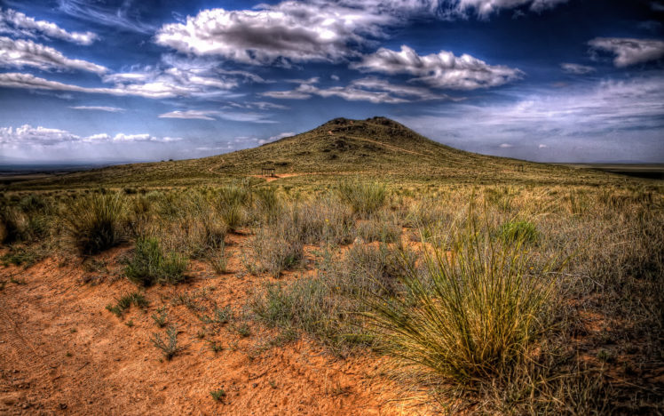 desert, Vegetation, Is, Scarce, Volcano HD Wallpaper Desktop Background