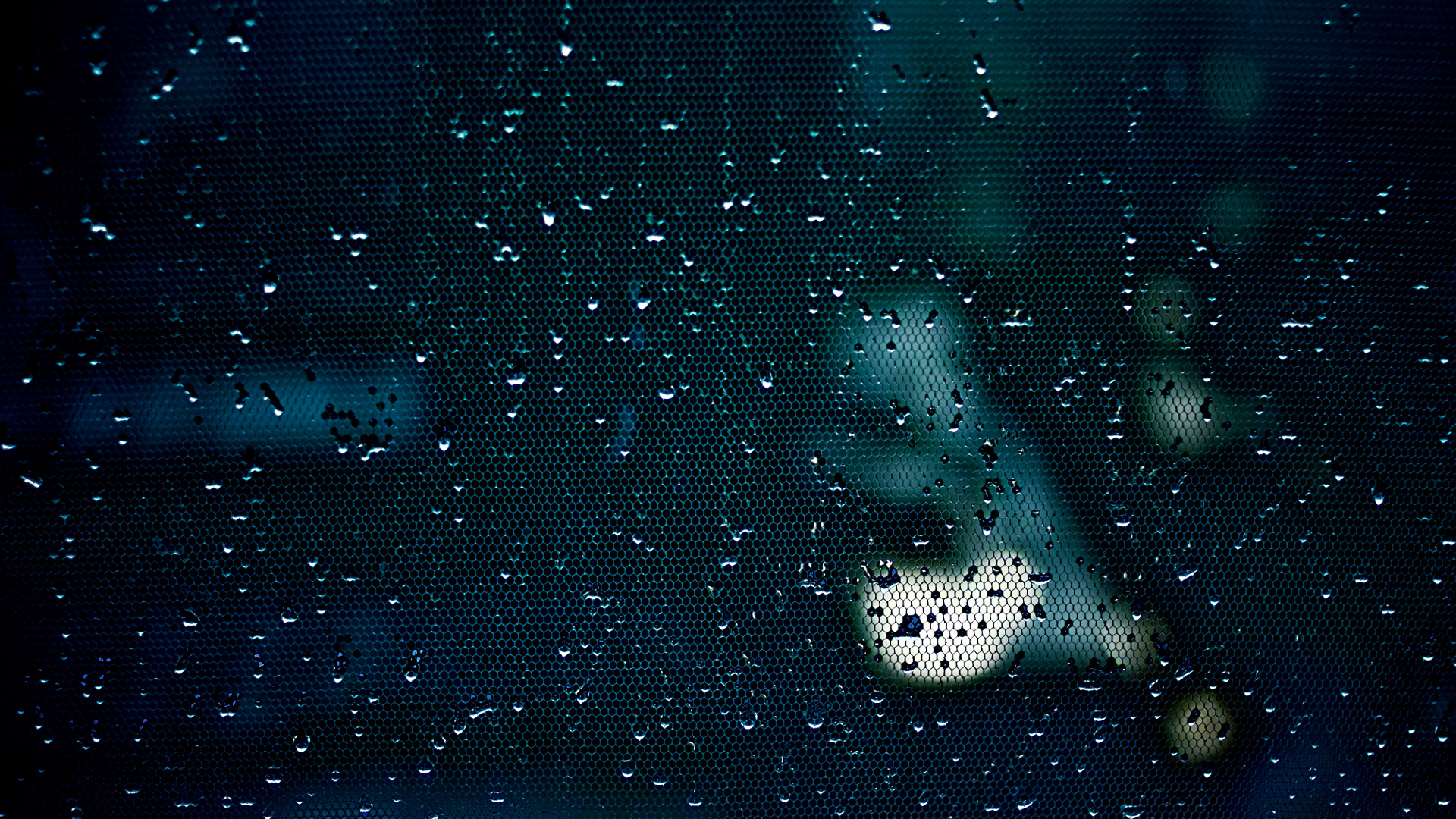 screen, Water, Drops Wallpaper