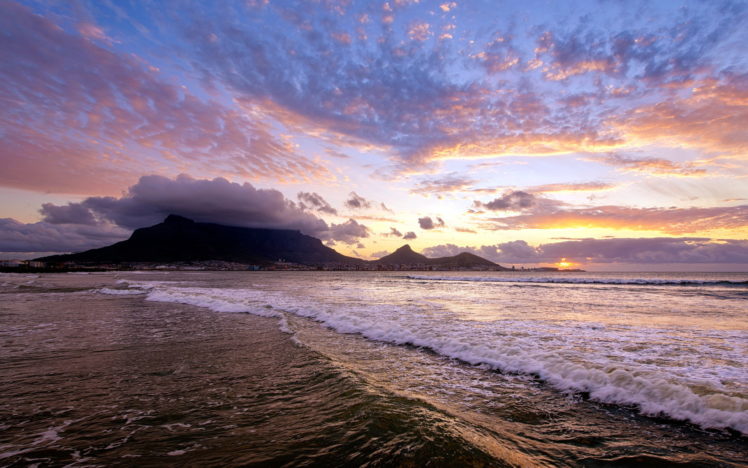 sea, Aeyaey, Sunset, Landscape HD Wallpaper Desktop Background
