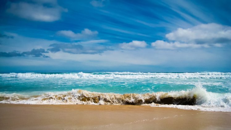 playas, Mar, Olas, Sol HD Wallpaper Desktop Background