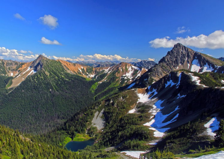 mountains, Usa, Scenery, Sky, Wilderness, Pasayten, Nature, Wallpapers HD Wallpaper Desktop Background