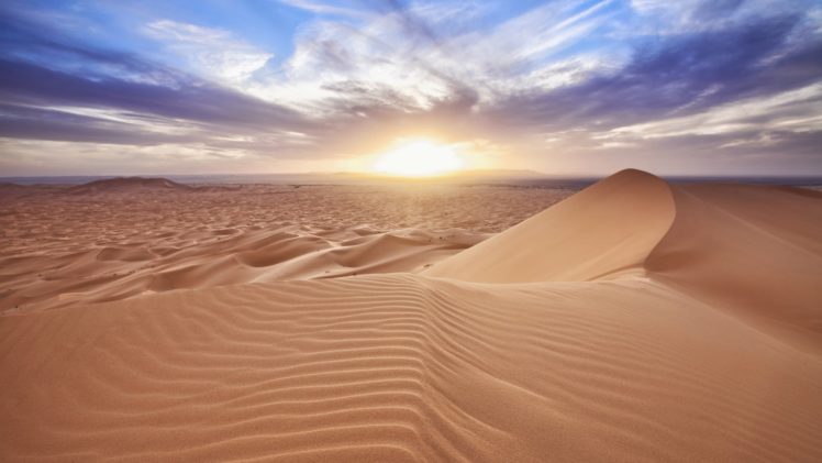desierto, Sahara, Dunas, Arena, Sol, Naturaleza HD Wallpaper Desktop Background