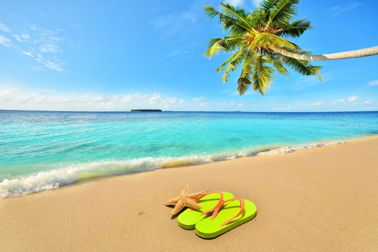 sea, Sky, Beach, Palma, Nature HD Wallpaper Desktop Background