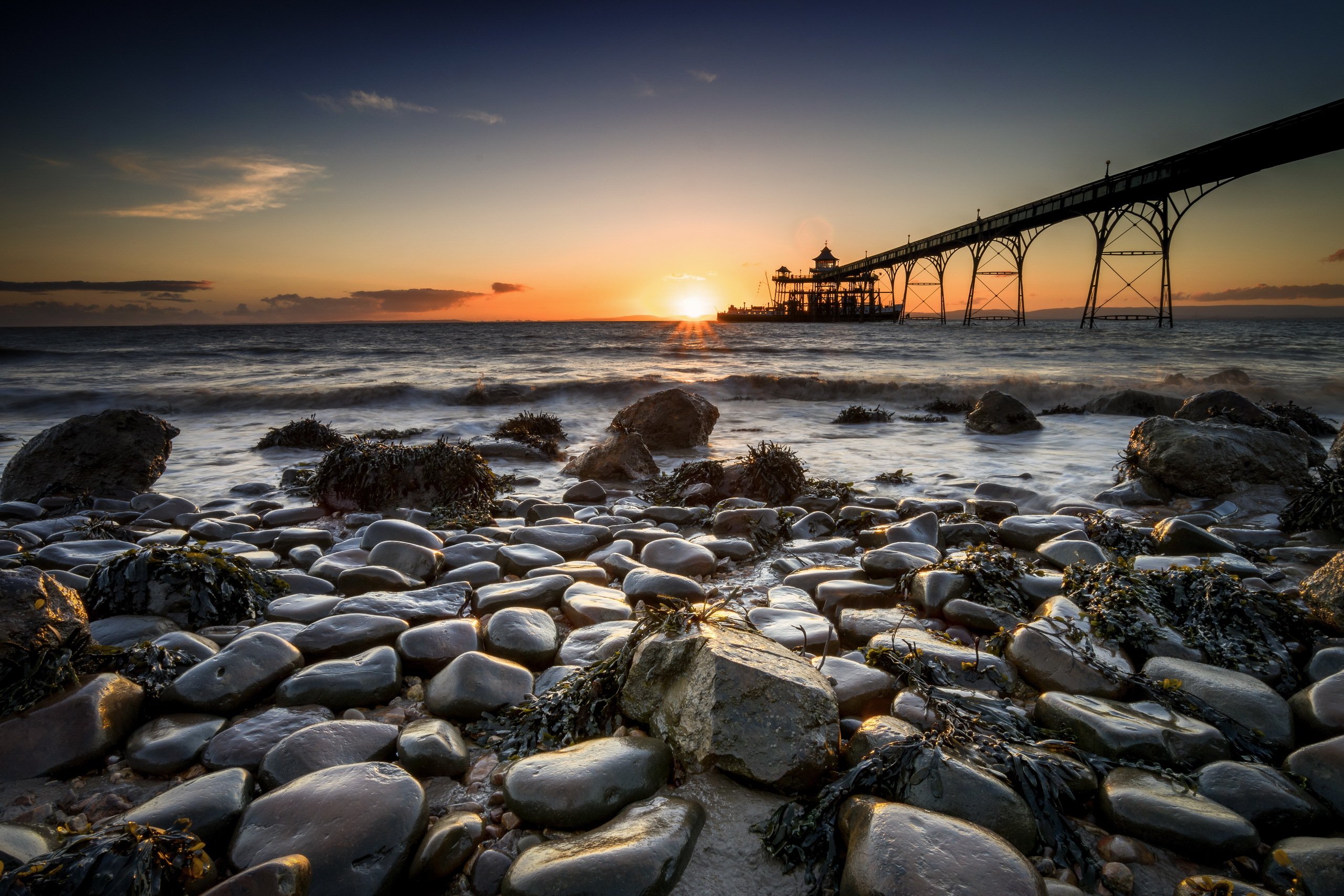 sunrises, And, Sunsets, Stones, Nature Wallpaper