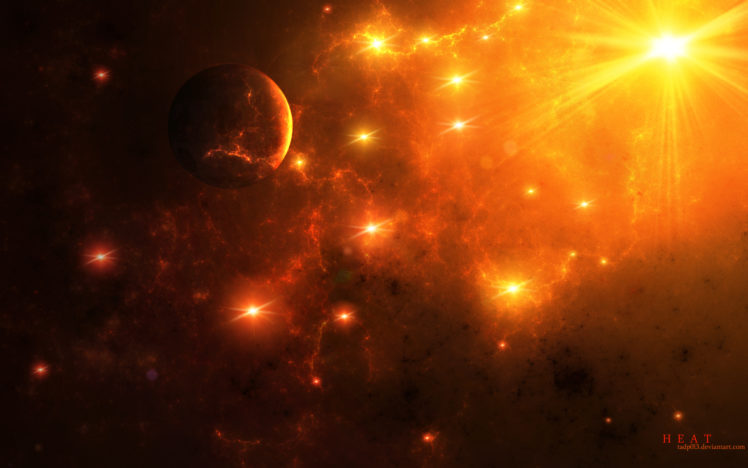 space, Art, Stars, Nebula, Planet HD Wallpaper Desktop Background