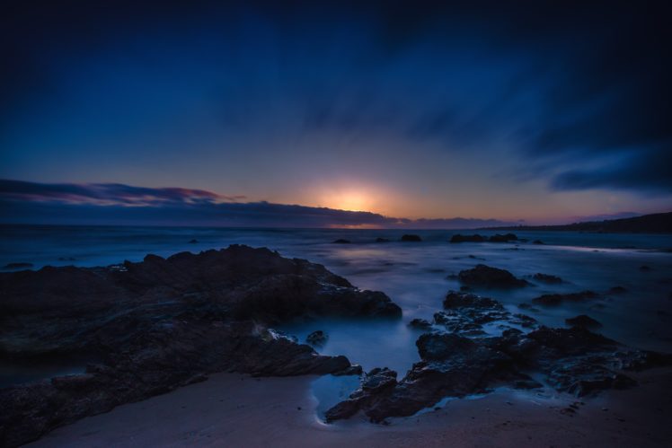 scenery, Usa, Sunrises, And, Sunsets, Coast, California, Crystal, Cove, Newport, Beach, Nature HD Wallpaper Desktop Background