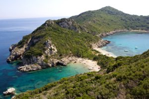 greece, Coast, Mountains, Corfu, Nature