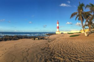 brazil, Coast, Lighthouses, Scenery, Sky, Palma, Beach, Salvador, Bahia, Nature