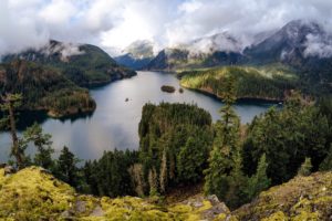 usa, Scenery, Lake, Mountains, Forests, Washington, North, Cascades, Nature