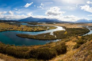 chile, Scenery, Rivers, Sky, Clouds, Serrano, River, Patagonia, Nature