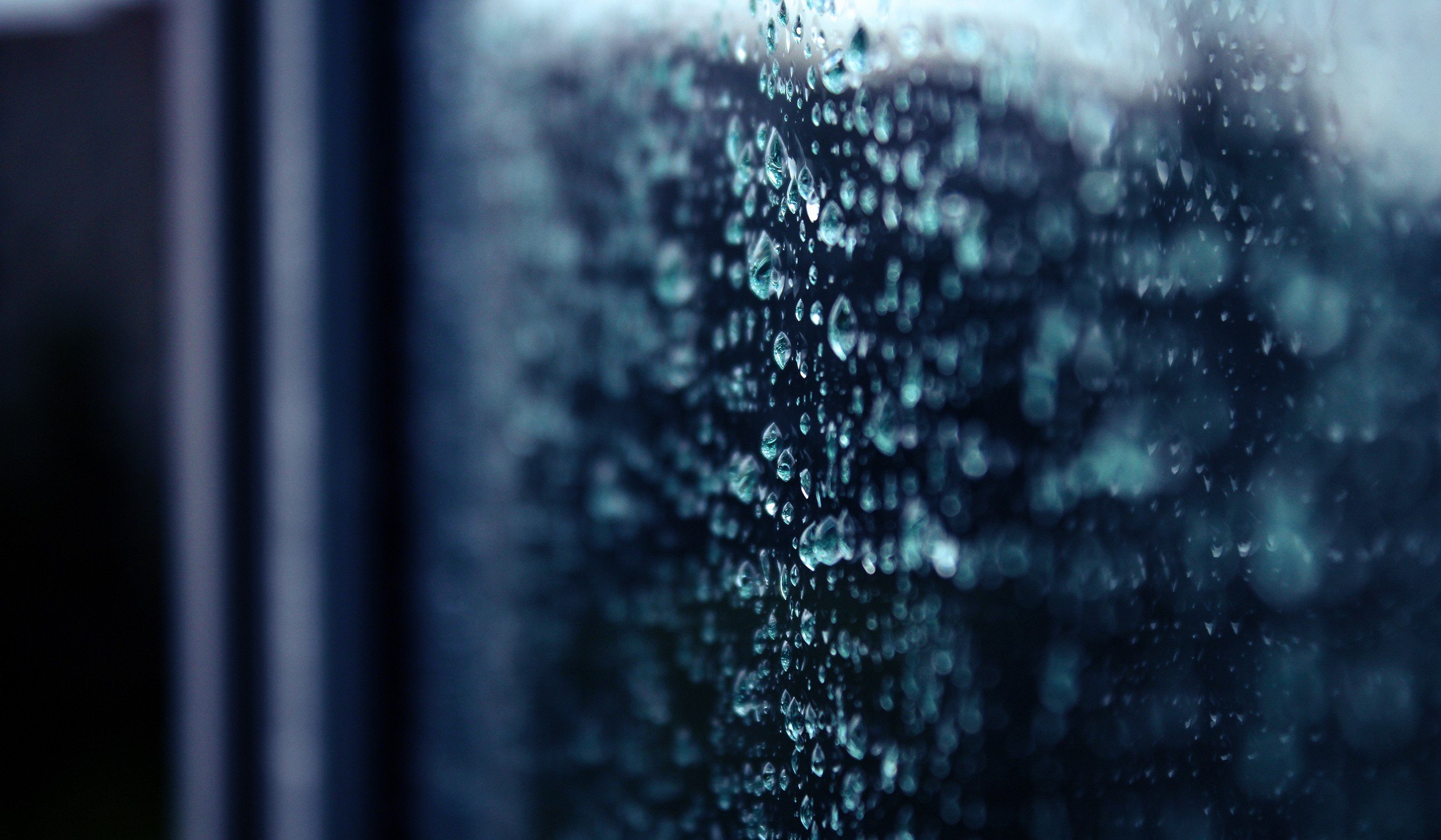 close up, Rain, Bokeh, Water, Drops, Macro, Depth, Of, Field, Window, Panes Wallpaper