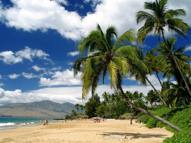 usa, Tropics, Coast, Hawaii, Palma, Clouds, Maui, Nature HD Wallpaper Desktop Background