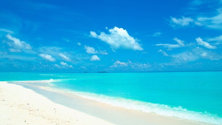 beach, Blue, Beauty, Nature, Sky, Cloud HD Wallpaper Desktop Background