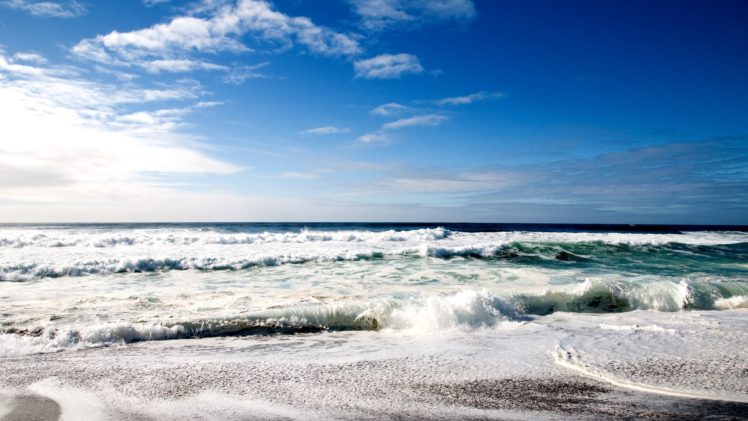 beach, Sea, Ocean, Beauty, Sky, Sloud, Sunshine HD Wallpaper Desktop Background