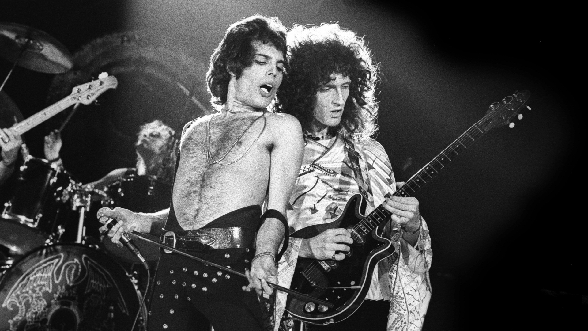 queen, Classic, Rock, Concert, Guitar, Concerts, Guitars, Drums, Drum, Microphone Wallpaper