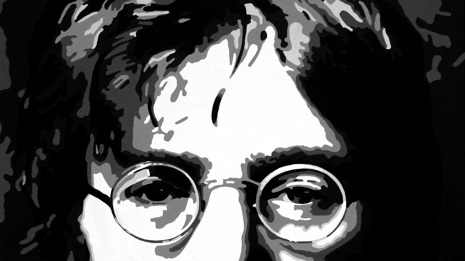 Beatles John Lennon Vector Abstract Groups Bands Glasses Classic Face Eyes People Wallpapers Hd Desktop And Mobile Backgrounds