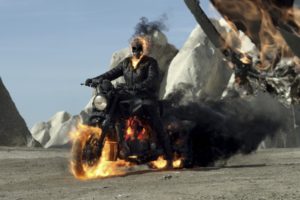 ghost, Rider, Fire, Demon, Skull, Motorcycle, Chopper, Custom