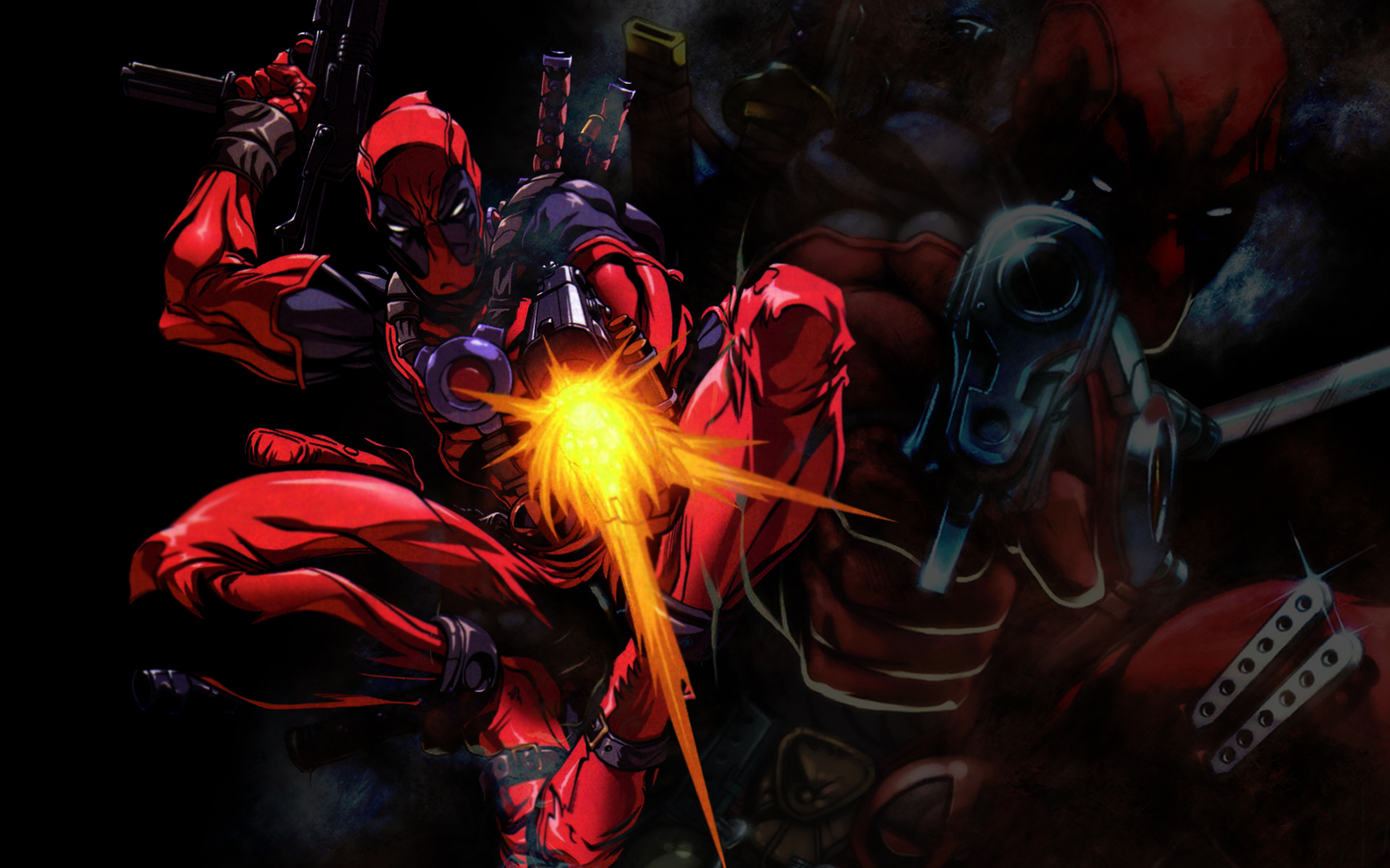 deadpool, Wade, Winston, Wilson, Anti hero, Marvel, Comics, Mercenary Wallpaper