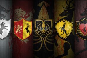 game, Of, Thrones, Emblems, Sigil, House, Greyjoy, House, Lannister, House, Stark, House, Baratheon, Amblem