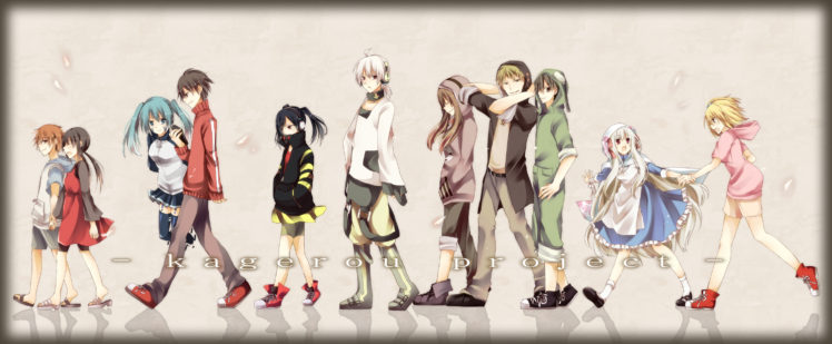 ene,  kagerou, Project , Enomoto, Takane, Haumizuki, Kagerou, Project, Kido, Tsubomi, Kisaragi, Momo, Kisaragi, Shintaro, Kozakura, Mary, Vocaloid HD Wallpaper Desktop Background