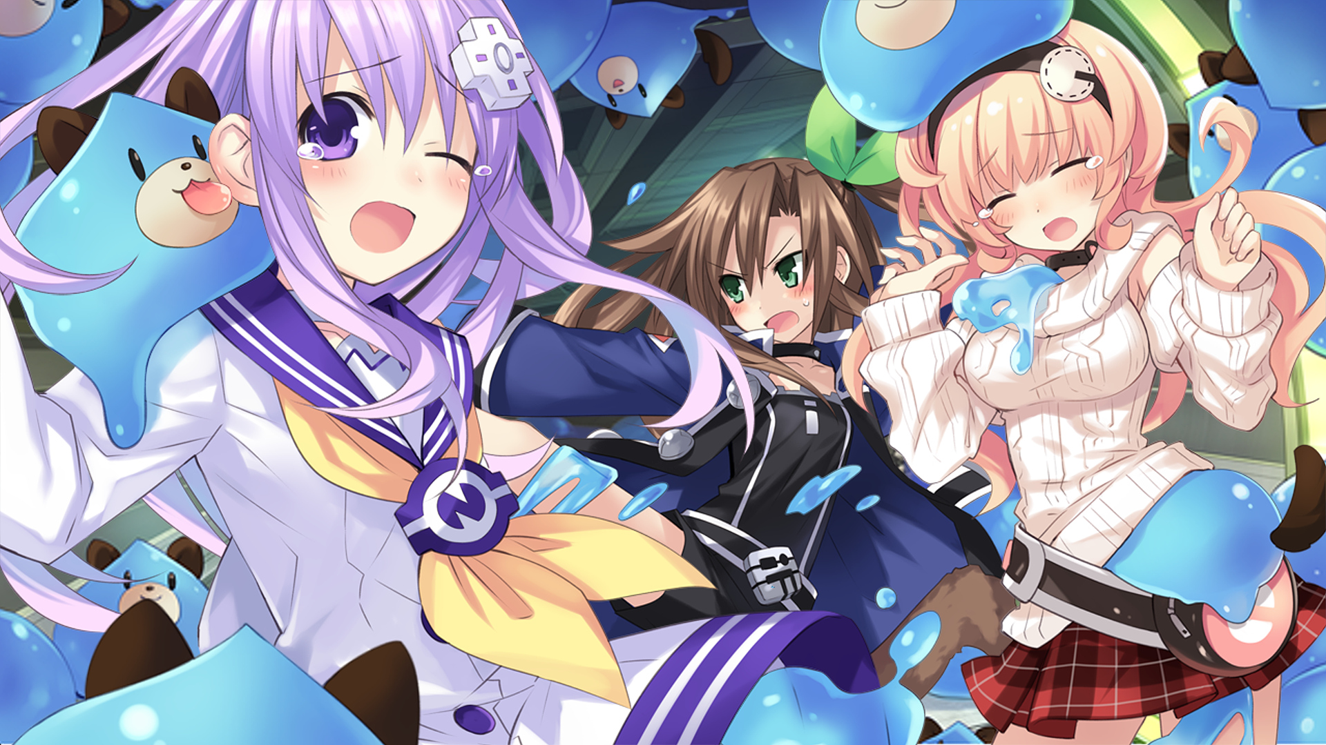 compa, Game, Cg, Hyperdimension, Neptunia, Mk2, If, Neptune, Tsunako Wallpaper