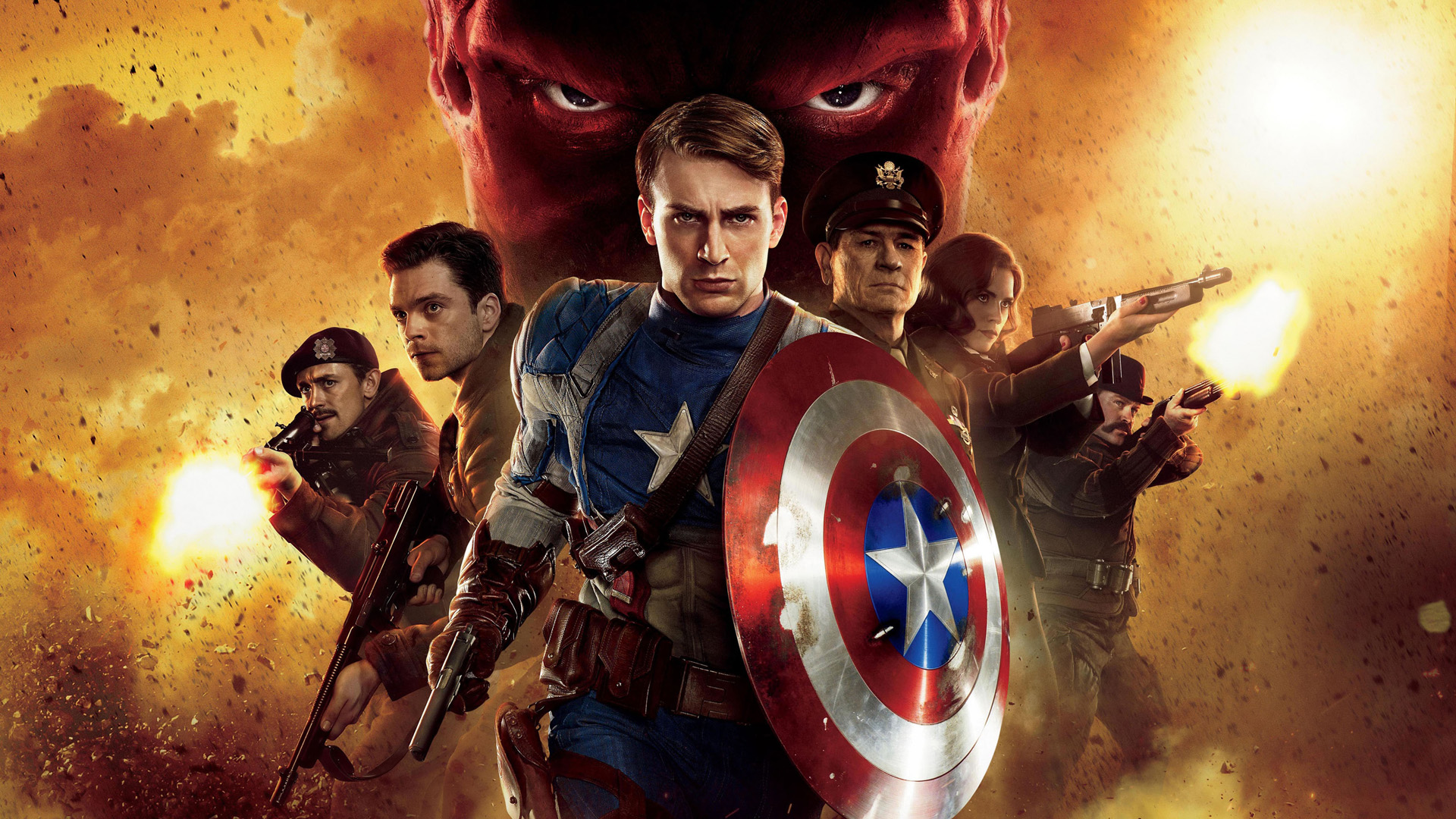 captain, America, The, First, Avenger, Superhero Wallpaper