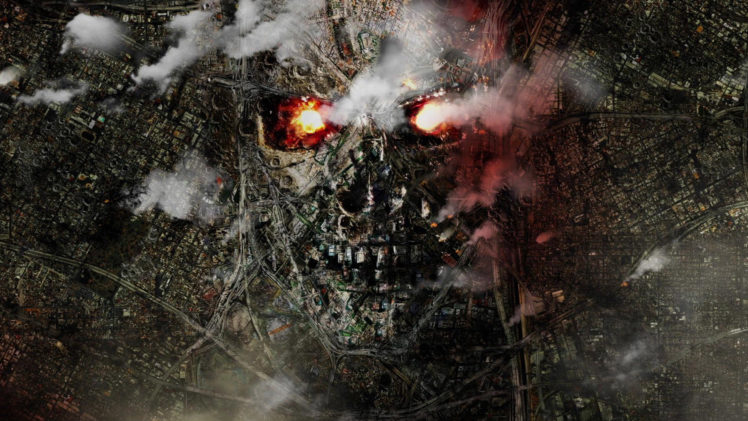 terminator, Salvation, Cyborg, Cities, City, Apocalyptic HD Wallpaper Desktop Background