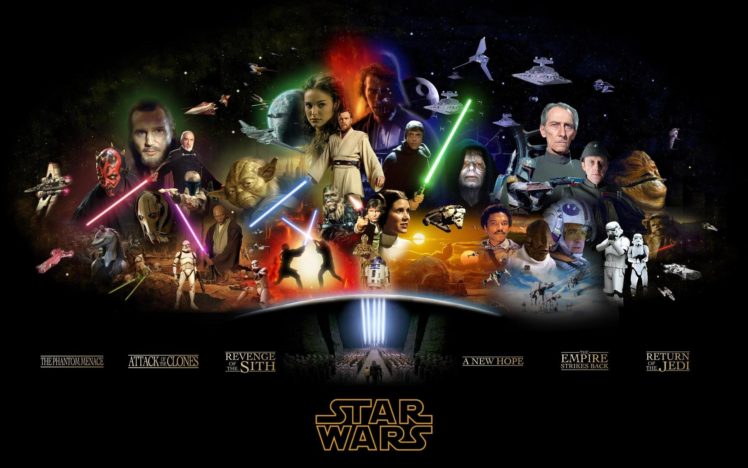 star, Wars, Stormtroopers, Darth, Maul, Lightsabers, Darth, Vader, Natalie, Portman, Luke, Skywalker, Carrie, Fisher, Han, Solo, Chewbacca, Ewan, Mcgregor, Samuel HD Wallpaper Desktop Background