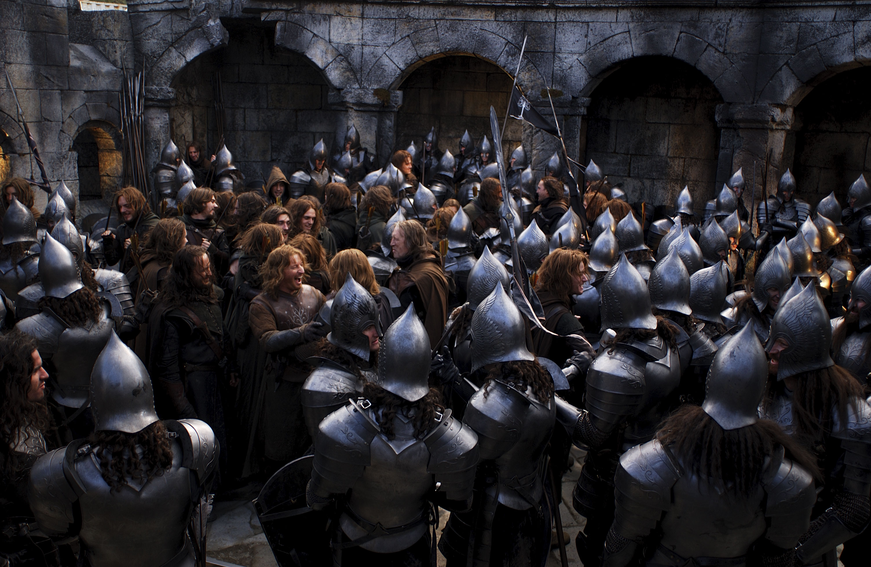 the, Lord, Of, The, Rings, Sean, Bean, Gondor, Osgiliath, Faramir, Boromir, David, Wenham Wallpaper