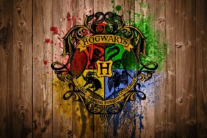 harry, Potter, Hogwarts, Wood, Logo