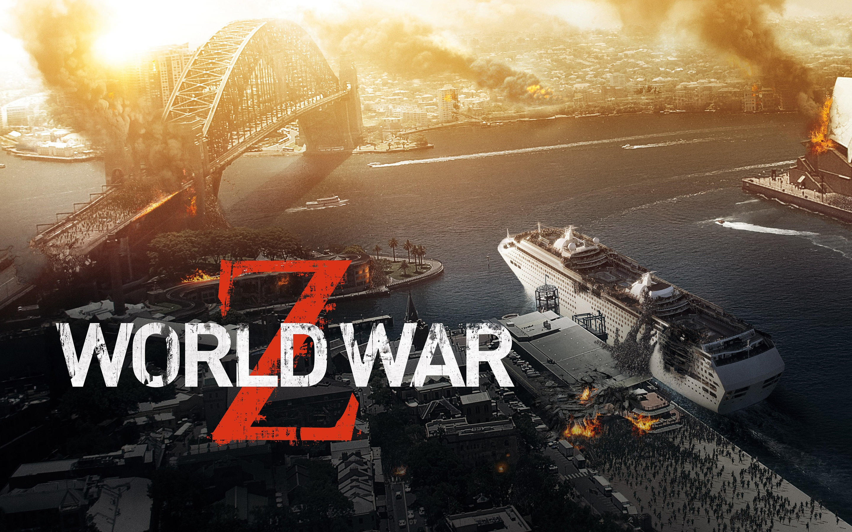 world, War, Z, Film, Cruise, Liner, Ship, Apocalyptic, Sci fi Wallpaper