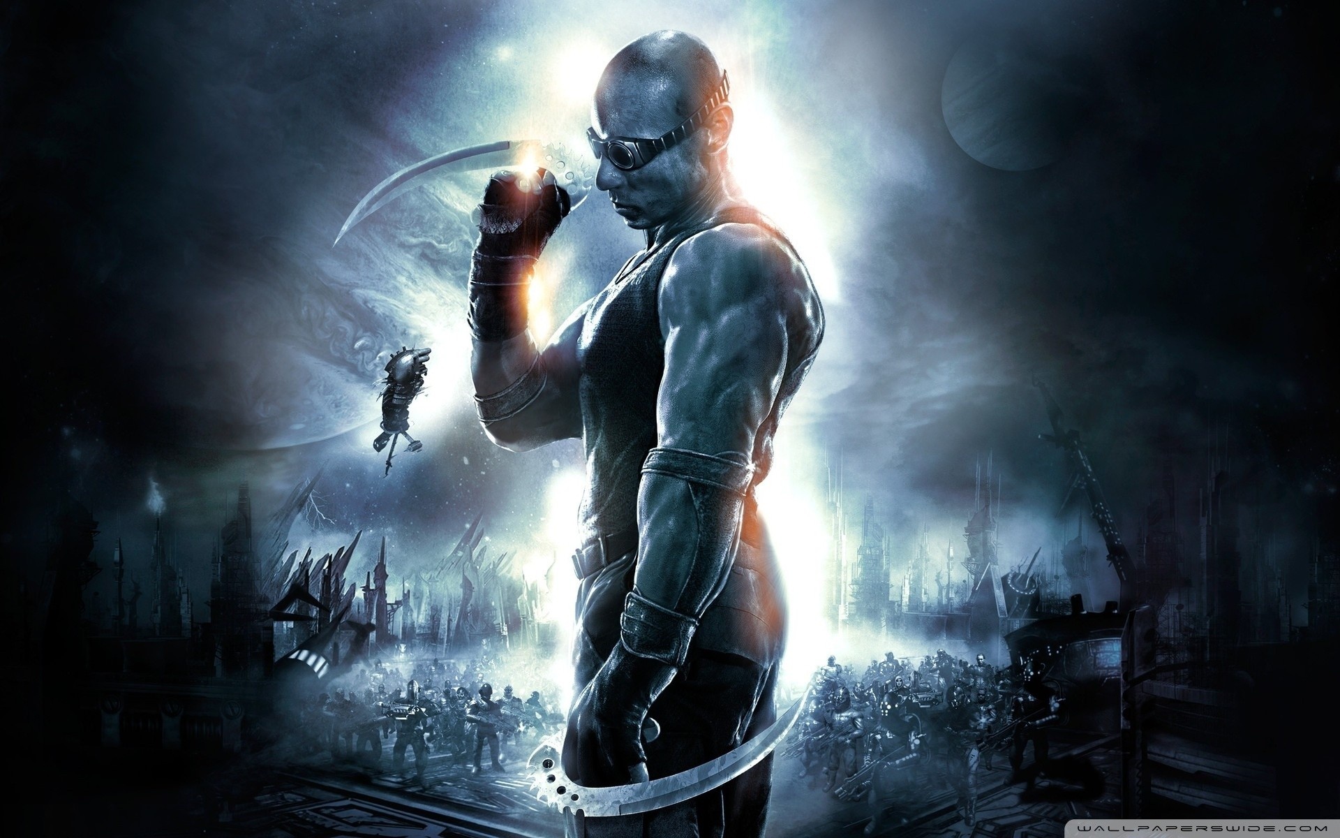 movies, The, Chronicles, Of, Riddick, Science, Fiction, Vin, Diesel, Blades Wallpaper