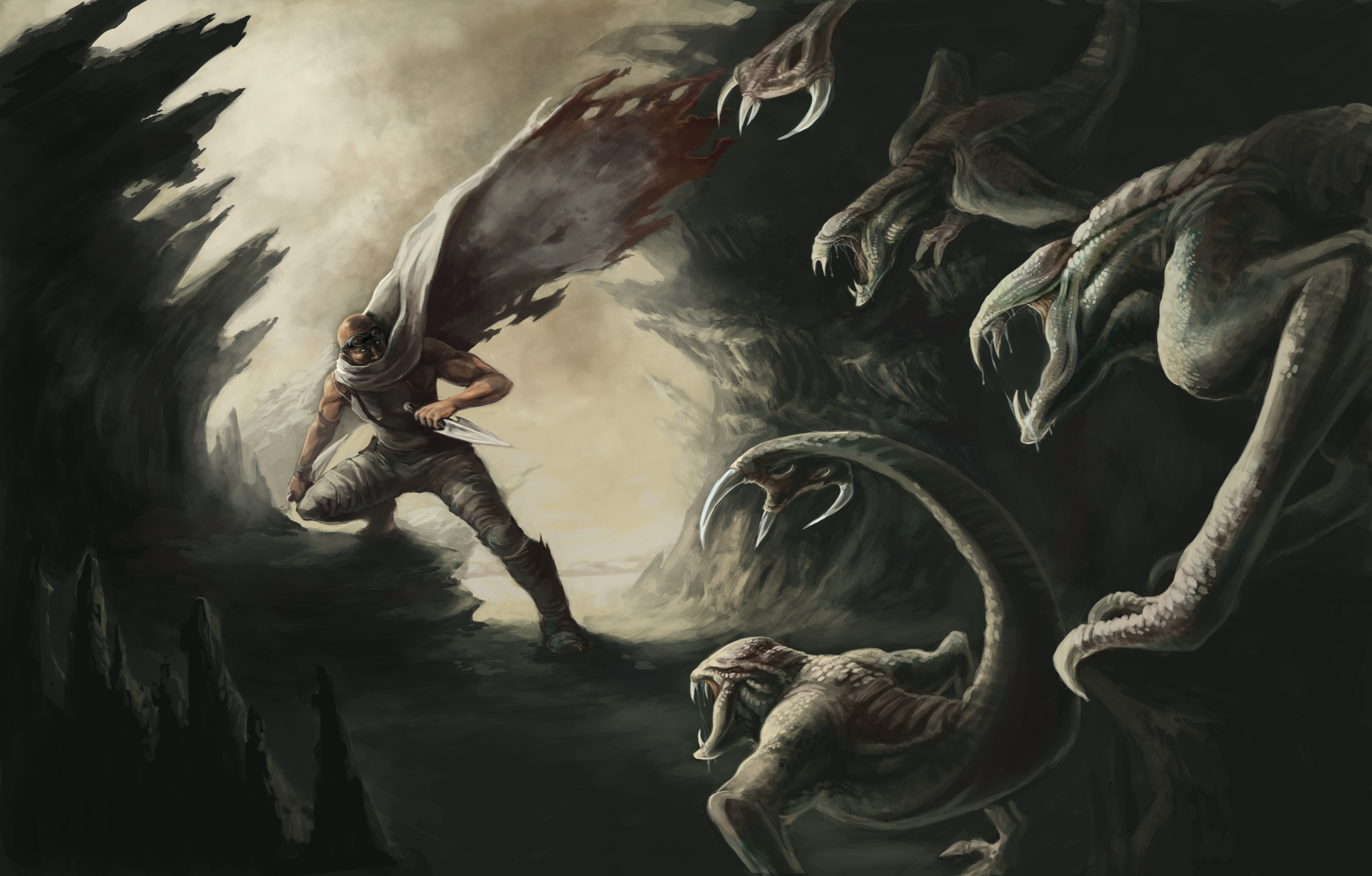 riddick, Film, Warriors, Monsters, Vin, Diesel, Movies, Celebrities, Fantasy Wallpaper