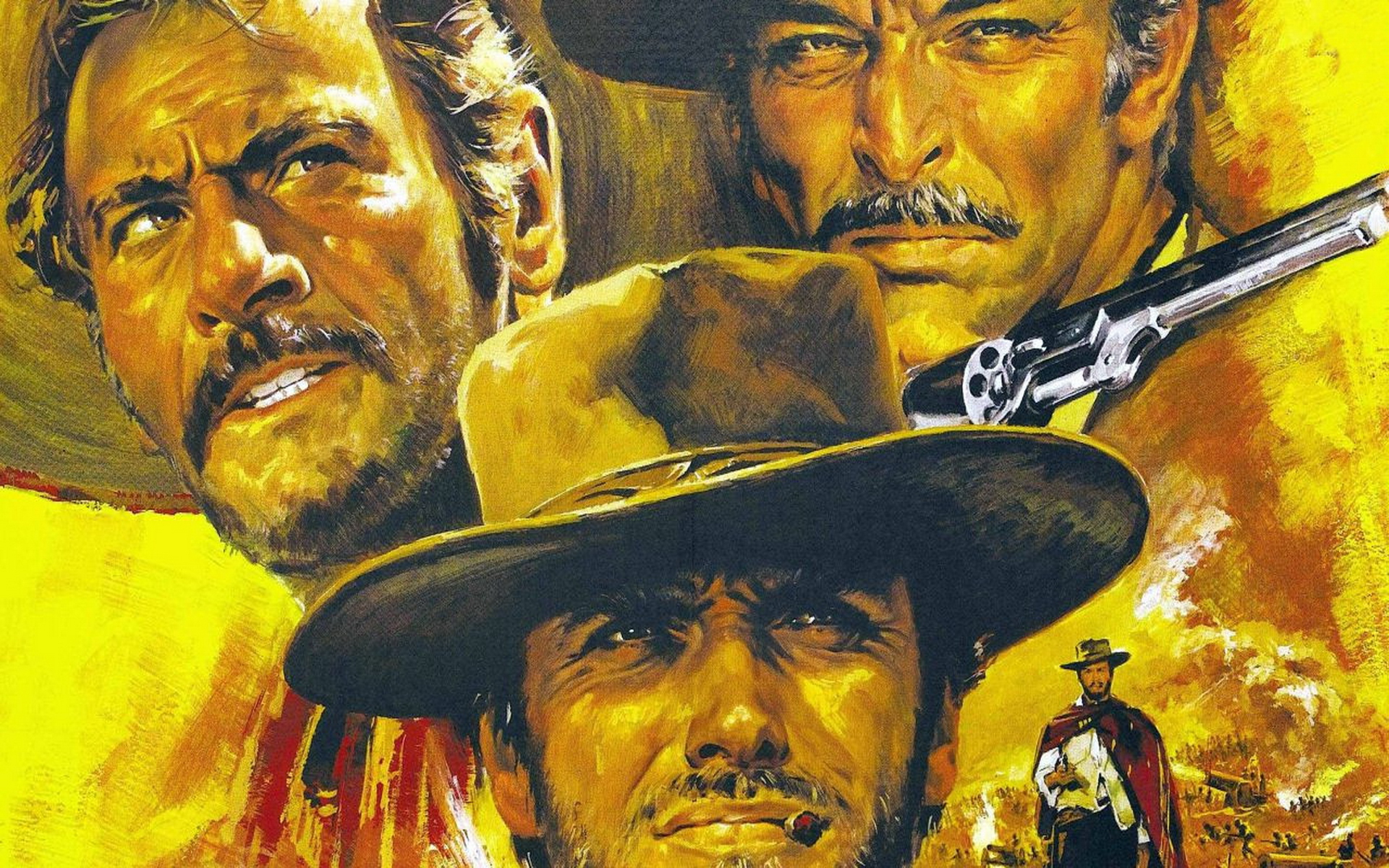 the, Good, The, Bad, And, The, Ugly, Western, Clint, Eastwood Wallpaper