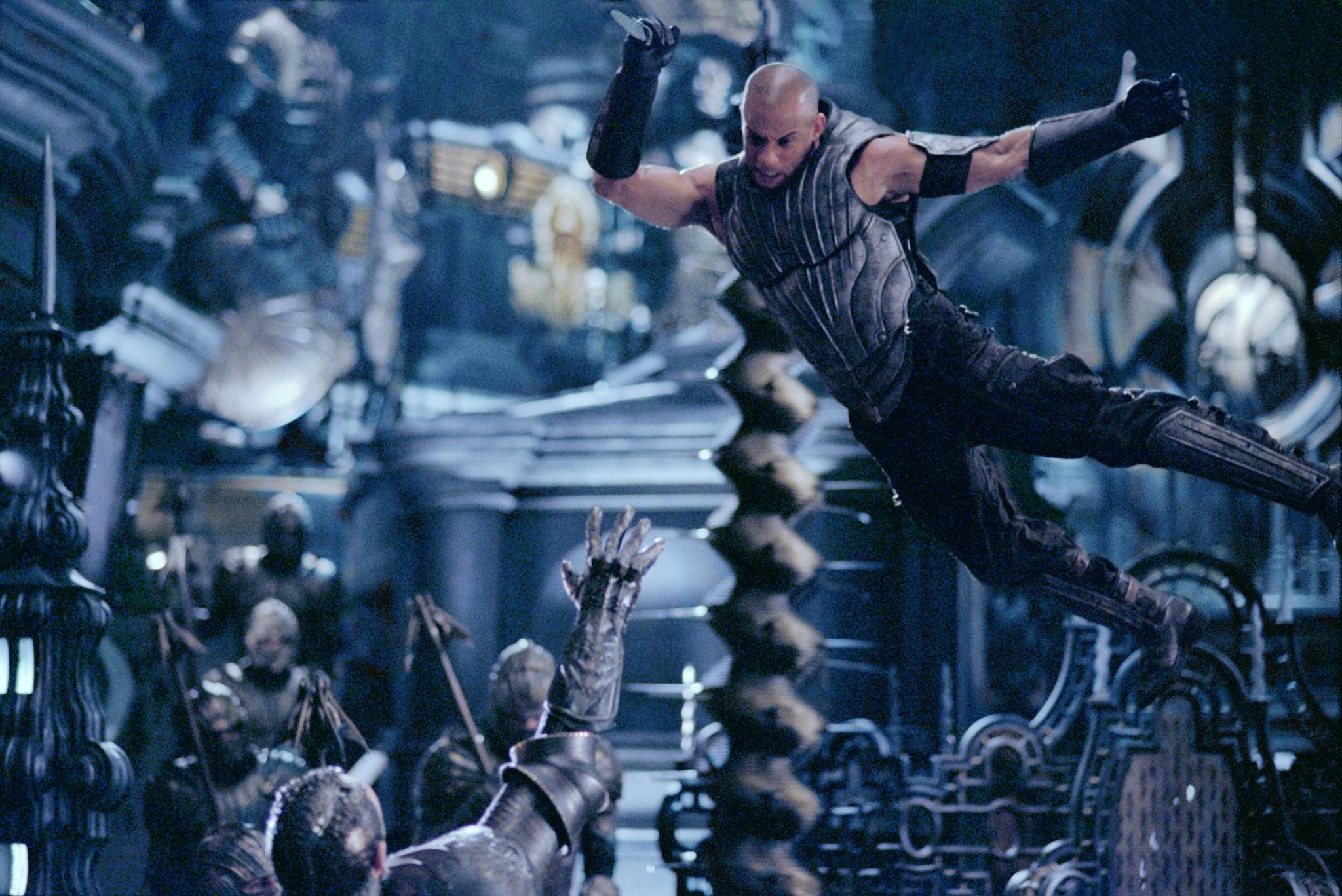 chronicles, Of, Riddick, Sci fi, Vin, Diesel, Warrior, Movie, Battle Wallpaper