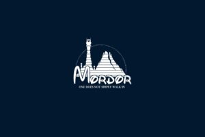 disney, Company, Minimalistic, Funny, The, Lord, Of, The, Rings, Mordor, Artwork