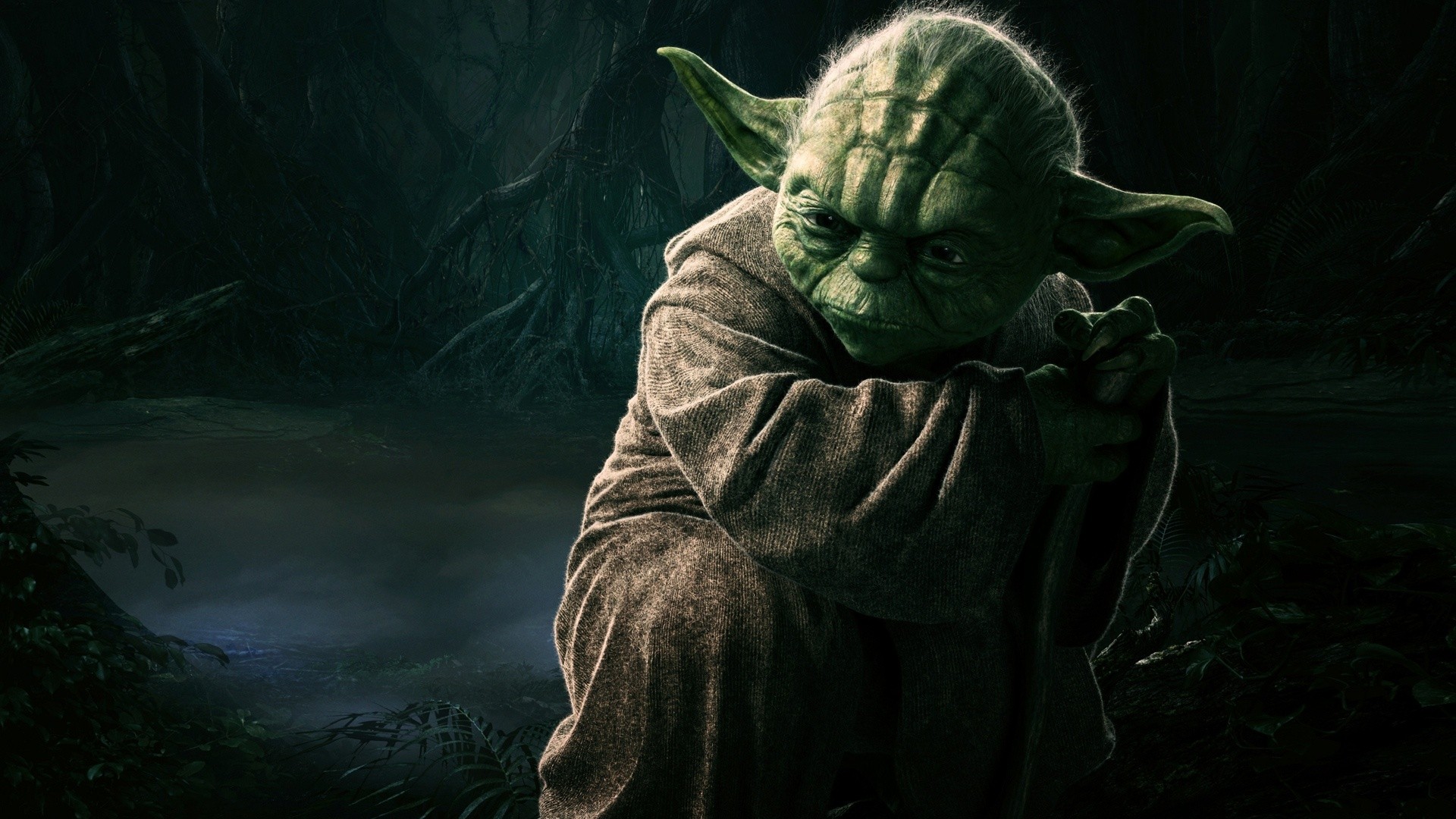 star, Wars, Movies, Forests, Cgi, Jedi, Yoda, The, Empire, Strikes, Back, Dagobah Wallpaper