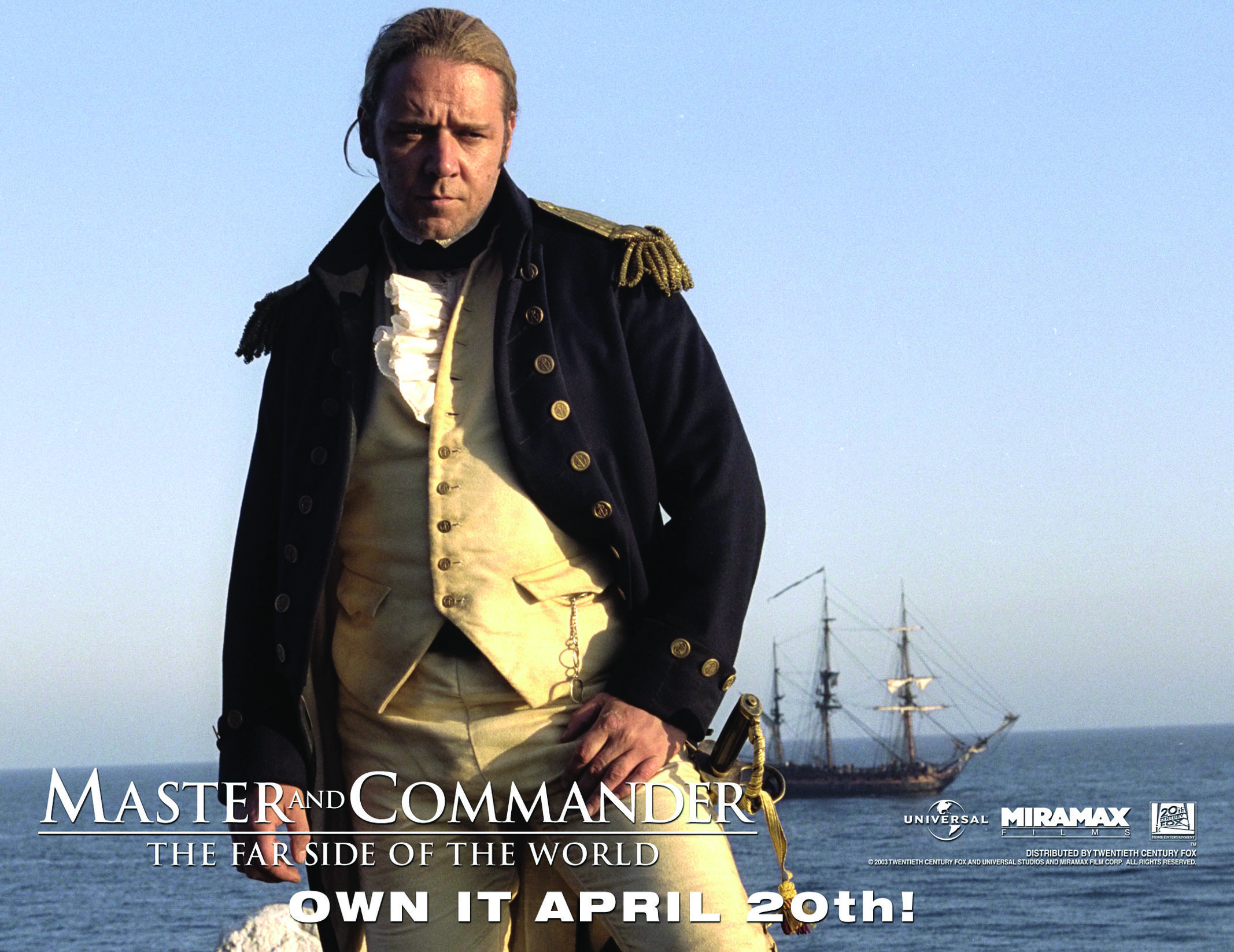 master, And, Commander, Action, Adventure, Drama, War, Ship, Boat, Poster Wallpaper