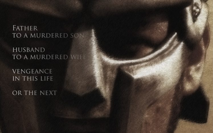 gladiator, Action, Adventure, Drama, History, Warrior, Armor, Mask, Poster HD Wallpaper Desktop Background