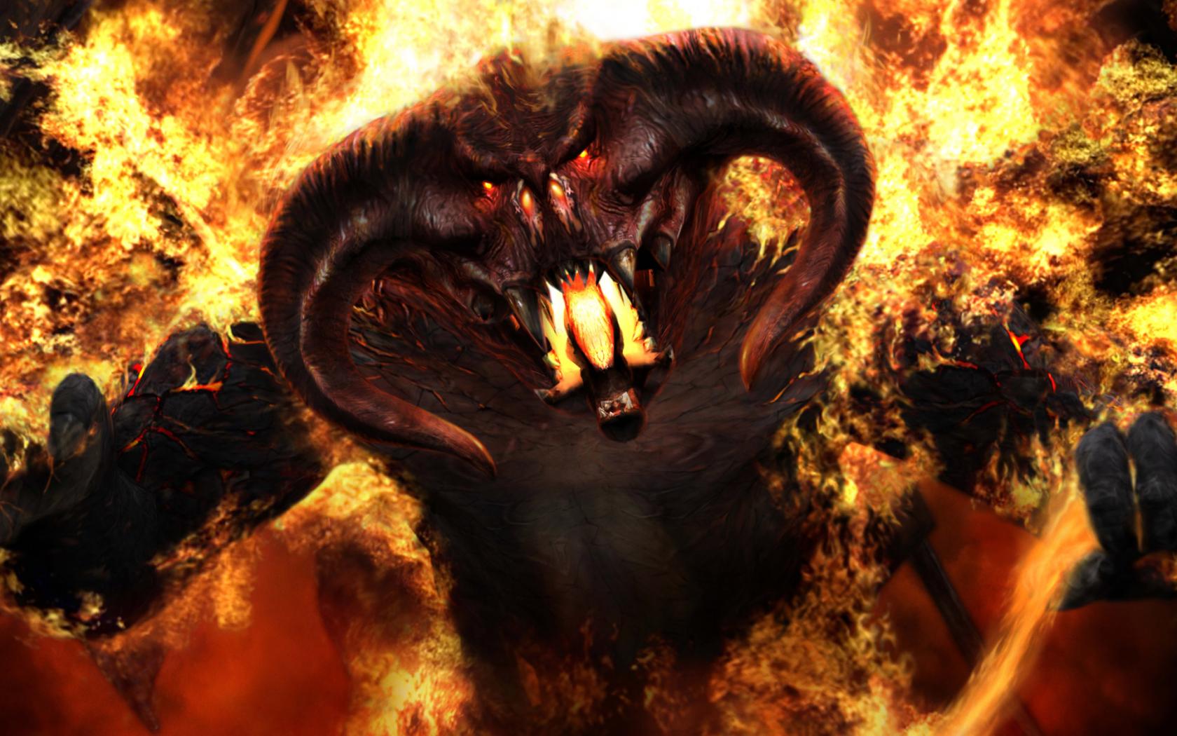 balrog, Demons, The, Lord, Of, The, Rings, The, Fellowship, Of, The, Ring Wallpaper