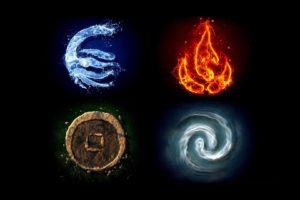 water, Fire, Earth, Avatar , The, Last, Airbender, Air, Symbols, The, Elements