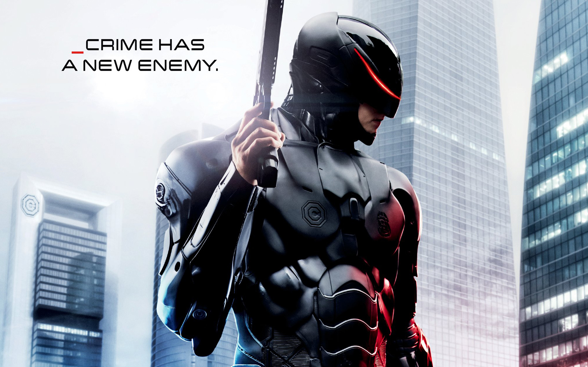 robocop, Sci fi, Cyborg, Robot, Warrior, Armor, Weapon, Gun, Poster Wallpaper